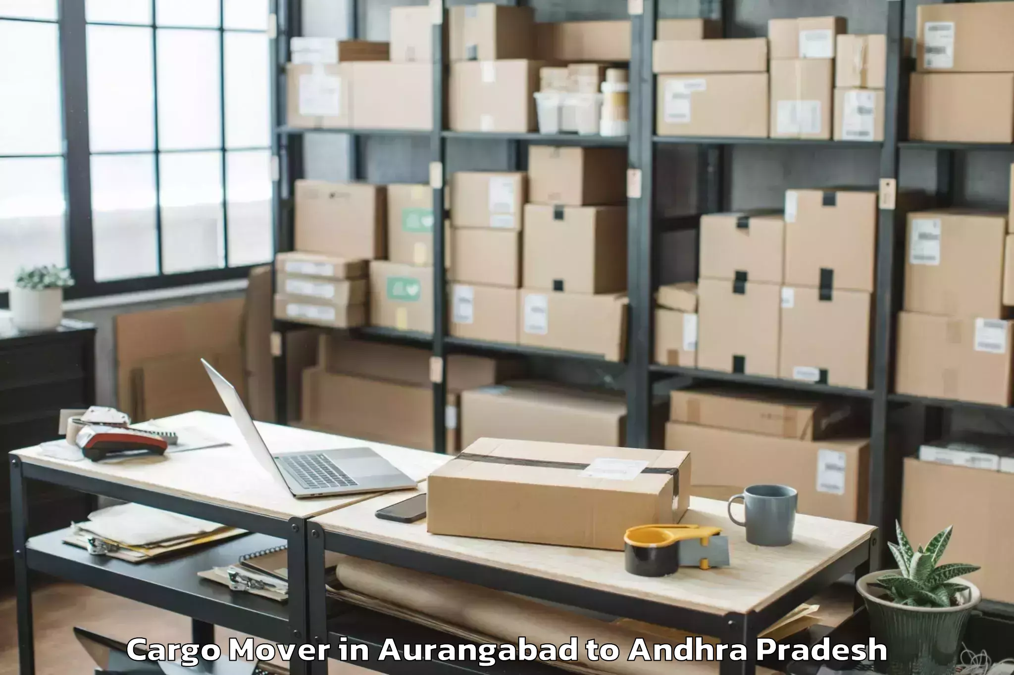 Top Aurangabad to Yanamalakuduru Cargo Mover Available